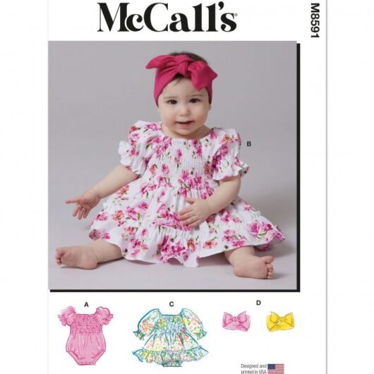 McCalls Paper Sewing Pattern 8591