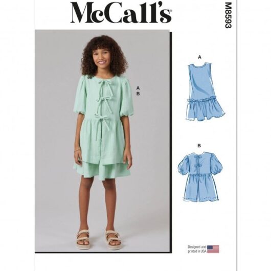 McCalls Paper Sewing Pattern 8593
