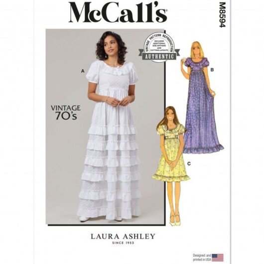 McCalls Paper Sewing Pattern 8594