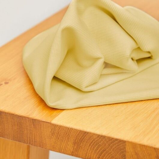 Meet MILK Neva Tencel Lyocell Cotton Rib Stretch Knit Fabric Mellow