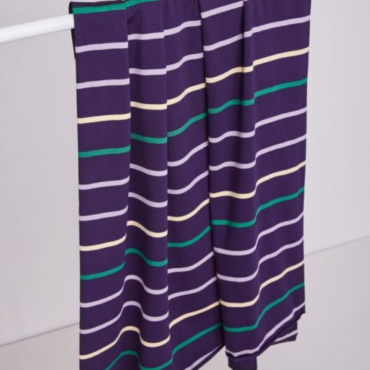 Meet MILK Nova Stripe Tencel Modal Cotton Jersey Stretch Knit Fabric