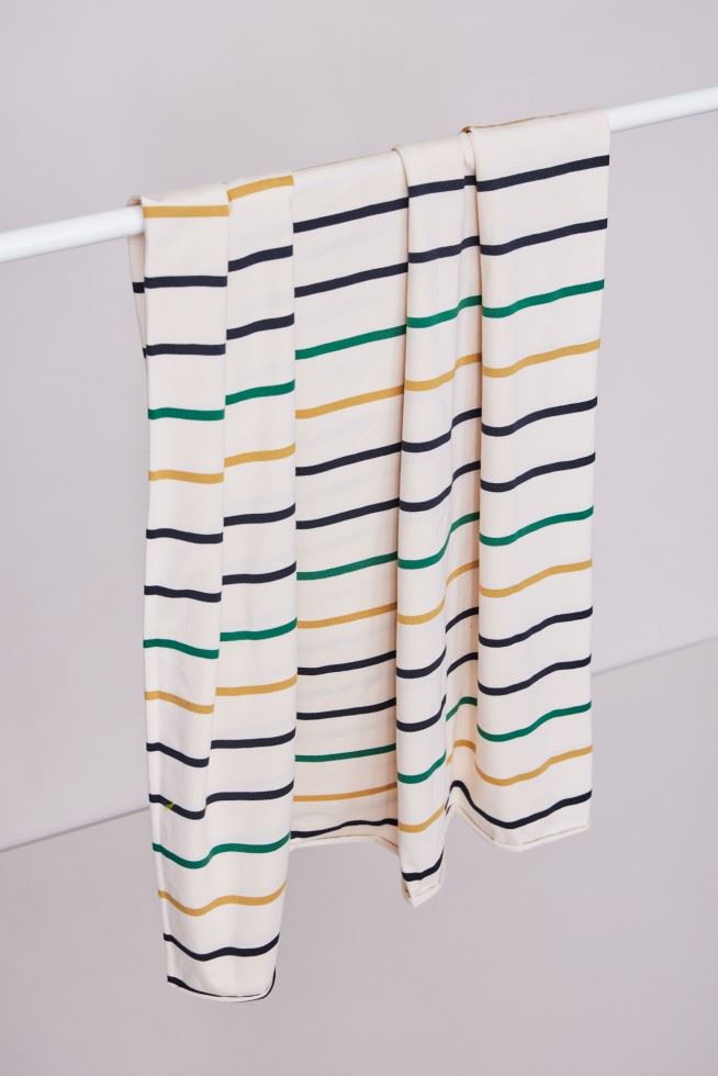 Meet MILK Nova Stripe Tencel Modal Cotton Jersey Stretch Knit Fabric Shell