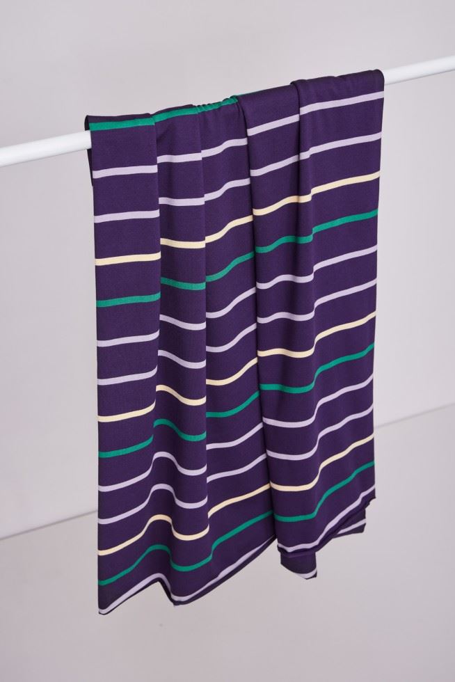 Meet MILK Nova Stripe Tencel Modal Cotton Jersey Stretch Knit Fabric