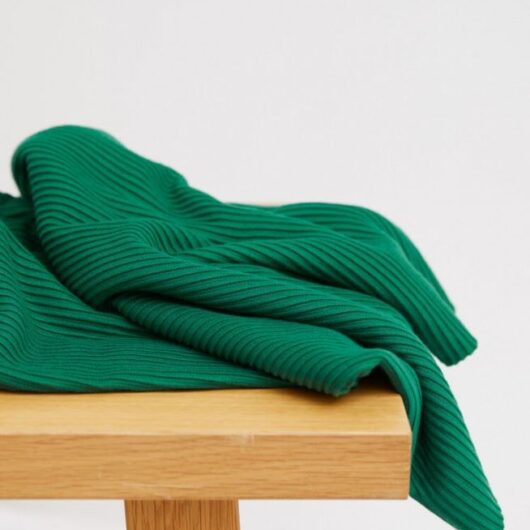 Meet MILK Ottoman Rib Stretch Knit Fabric Frog