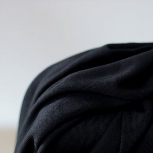 Meet MILK Soft Lima Sweater Knit Stretch Fabric Black