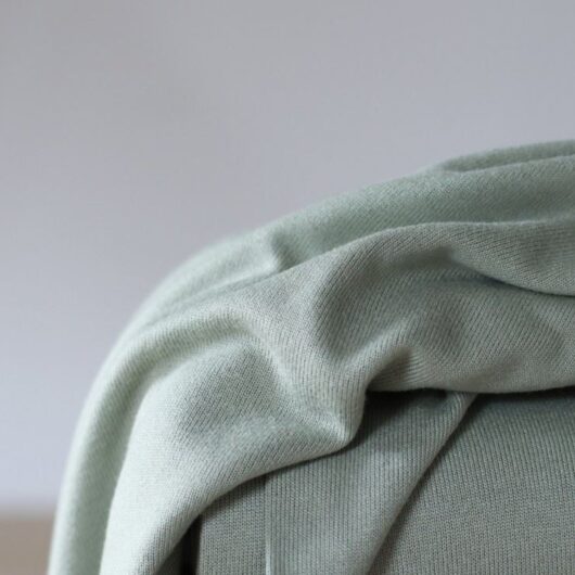 Meet MILK Soft Lima Sweater Knit Stretch Fabric Soft Mint