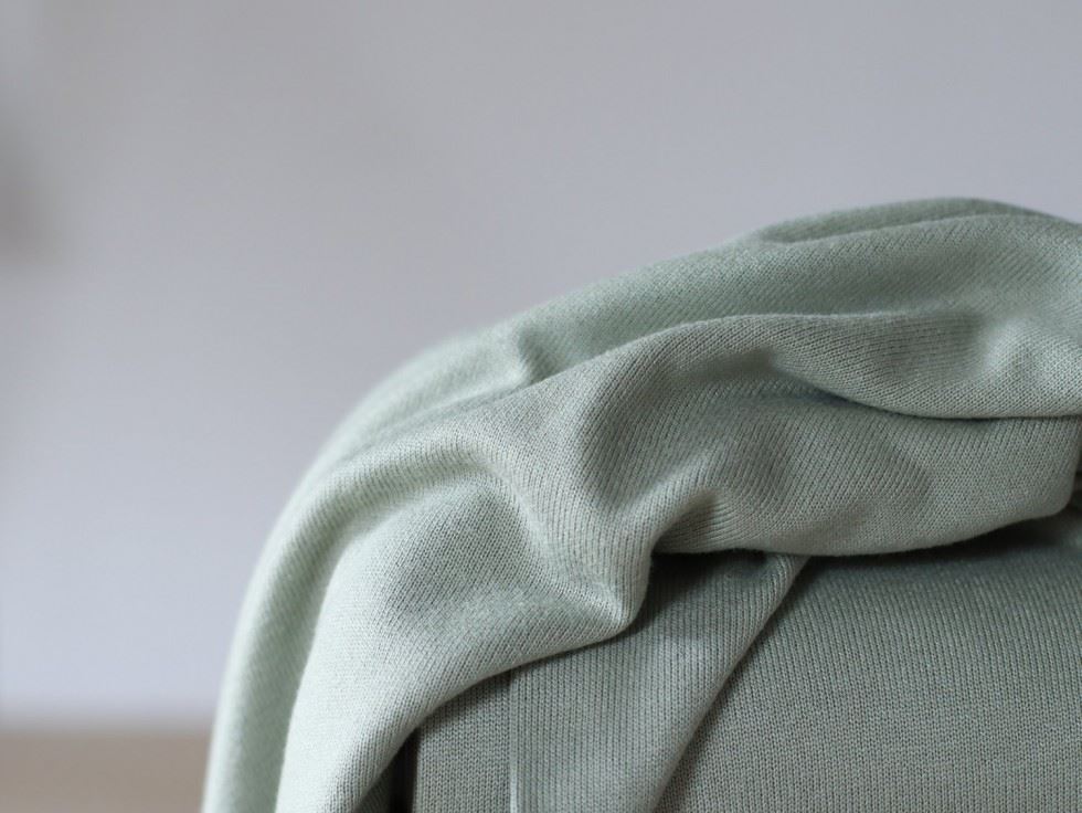 Meet MILK Soft Lima Sweater Knit Stretch Fabric Soft Mint