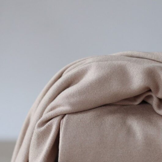 Meet MILK Soft Lima Sweater Knit Stretch Fabric Warm Sand
