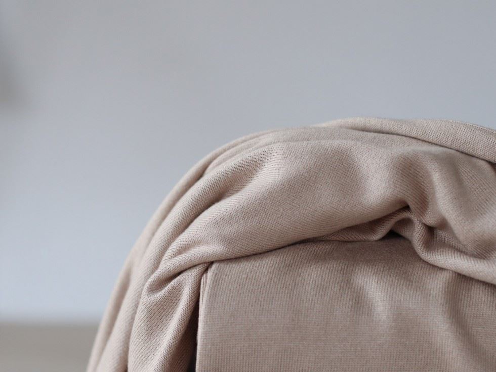 Meet MILK Soft Lima Sweater Knit Stretch Fabric Warm Sand