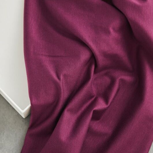 Meet MILK Tencel Lyocell Jersey Stretch Knit Fabric Cherry