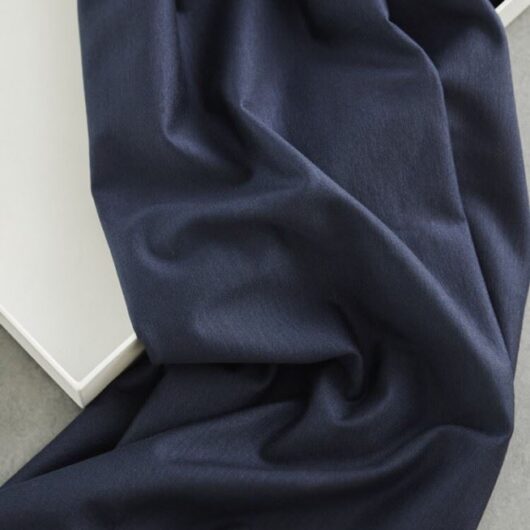 Meet MILK Tencel Lyocell Jersey Stretch Knit Fabric Dark Navy