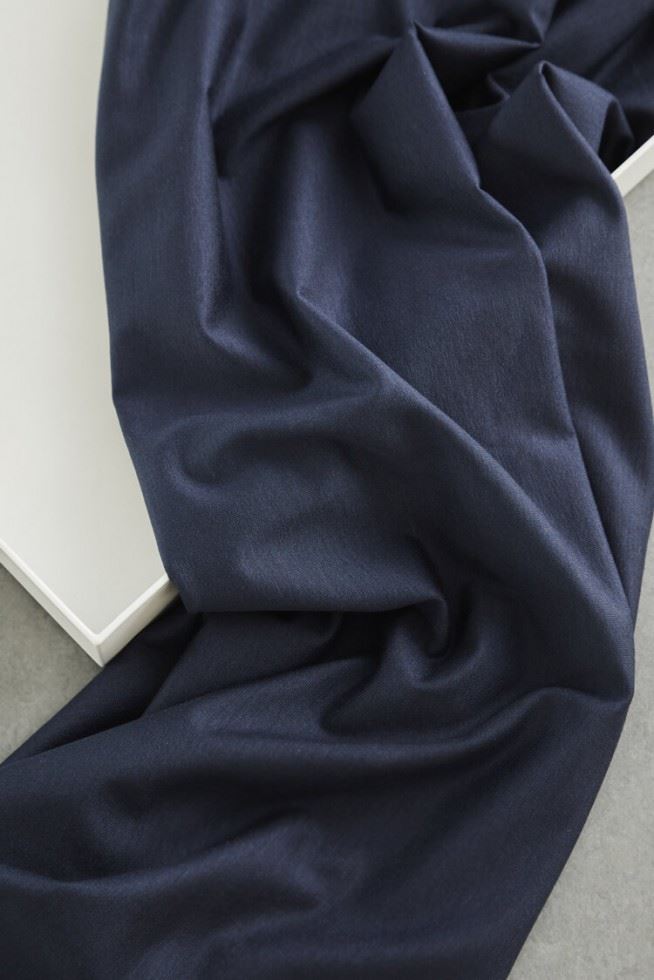 Meet MILK Tencel Lyocell Jersey Stretch Knit Fabric Dark Navy