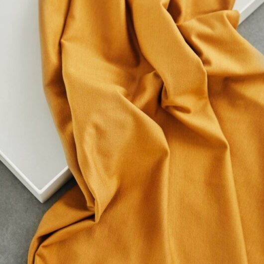Meet MILK Tencel Lyocell Jersey Stretch Knit Fabric Mustard