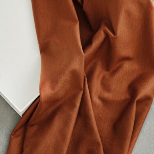 Meet MILK Tencel Lyocell Jersey Stretch Knit Fabric Pecan