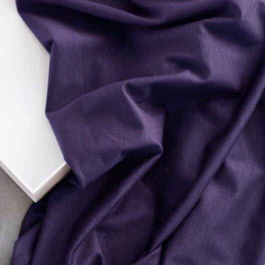 Meet MILK Tencel Lyocell Jersey Stretch Knit Fabric Purple Night