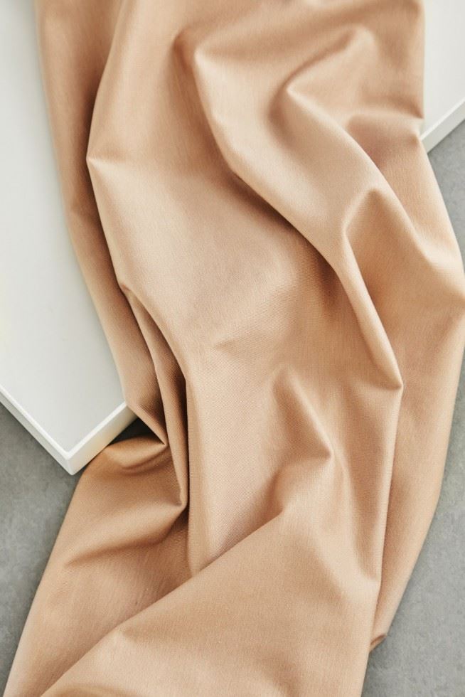 Meet MILK Tencel Lyocell Jersey Stretch Knit Fabric Warm Sand