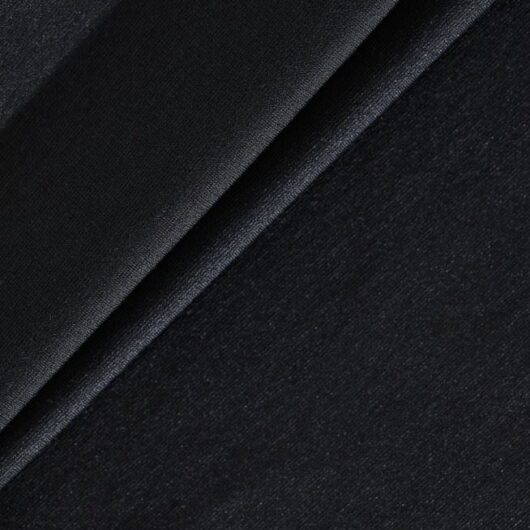 Meet MILK Tencel Lyocell Ponte Roma Double Stretch Knit Fabric Black