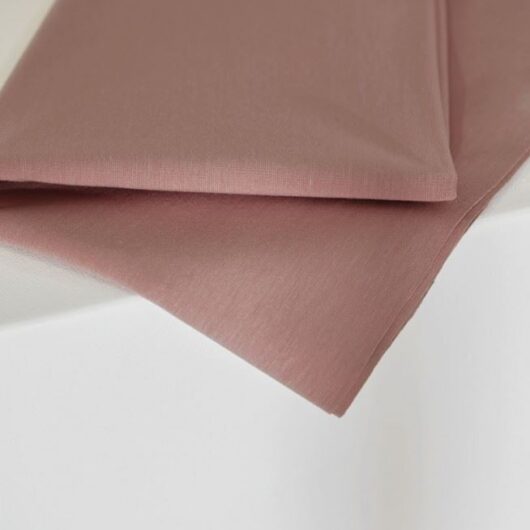 Meet MILK Tencel Lyocell Ponte Roma Double Stretch Knit Fabric Old Rose