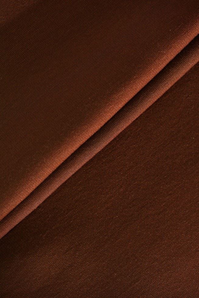 Meet MILK Tencel Lyocell Ponte Roma Double Stretch Knit Fabric Pecan