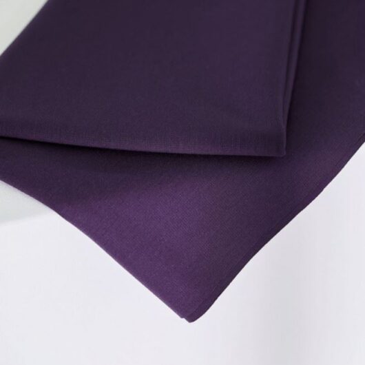 Meet MILK Tencel Lyocell Ponte Roma Double Stretch Knit Fabric Purple Night
