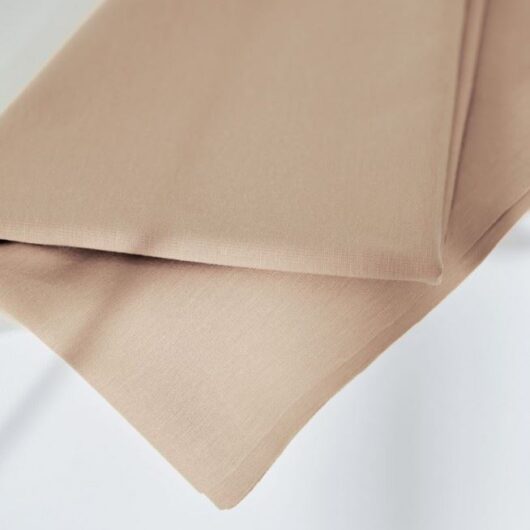 Meet MILK Tencel Lyocell Ponte Roma Double Stretch Knit Fabric Warm Sand