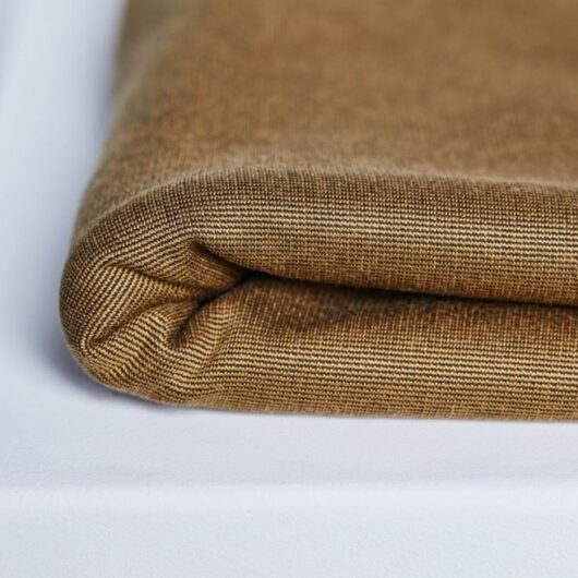 Meet MILK Two Tone Tencel Lyocell Ponte Roma Double Stretch Knit Fabric Mustard