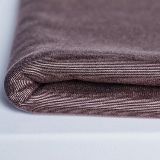 Meet MILK Two Tone Tencel Lyocell Ponte Roma Double Stretch Knit Fabric Old Rose