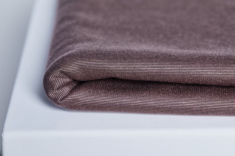 Meet MILK Two Tone Tencel Lyocell Ponte Roma Double Stretch Knit Fabric Old Rose