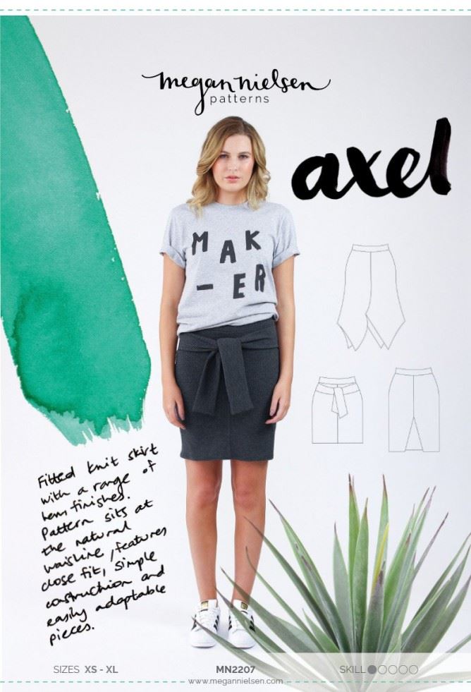 Megan Nielsen Paper Sewing Pattern Axel Skirt
