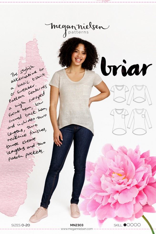 Megan Nielsen Paper Sewing Pattern Briar Sweater