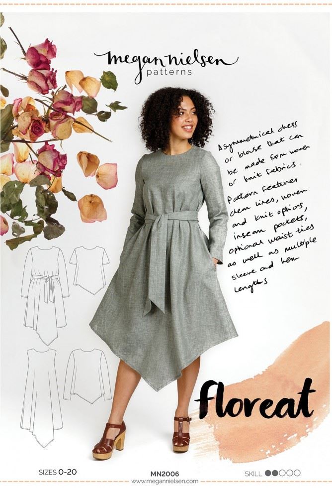 Megan Nielsen Paper Sewing Pattern Floreat Dress & Top