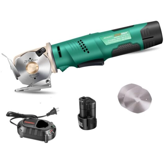 Memkey - Work Tools 12V Lithium Battery Electric Scissors Fabric For Leather Fabric Cordless Electric Cutter Rechargeable Handheld Cutting Tool