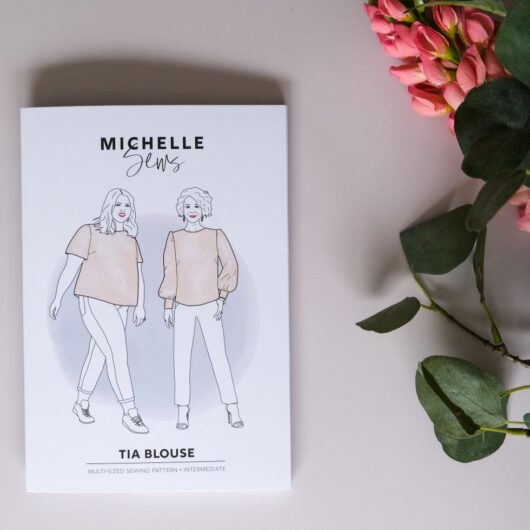 Michelle Sews Paper Sewing Pattern Tia Blouse