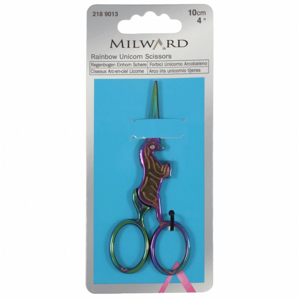 Milward Sewing Scissors, Thimble & Pins Gift Set Rainbow