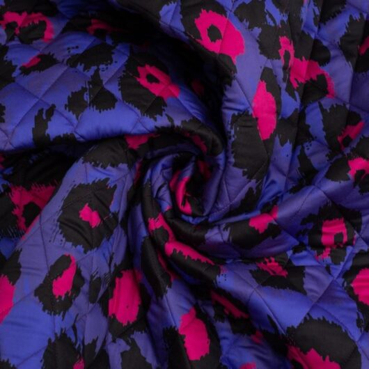 Minerva Exclusive Animal Glow Pre Quilted Reversible Coating Fabric