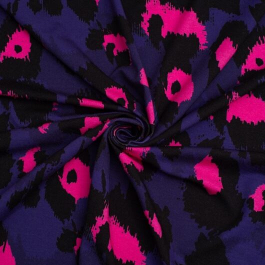 Minerva Exclusive Animal Glow Viscose Jersey Stretch Knit POD Fabric Allure