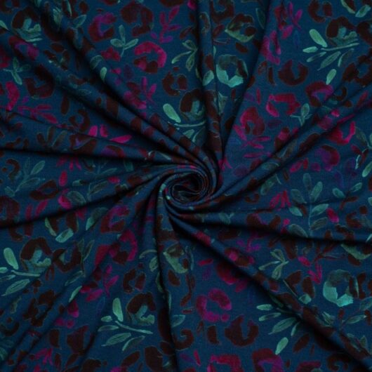 Minerva Exclusive Boudoir Bouquet Viscose Jersey Stretch Knit POD Fabric Amour