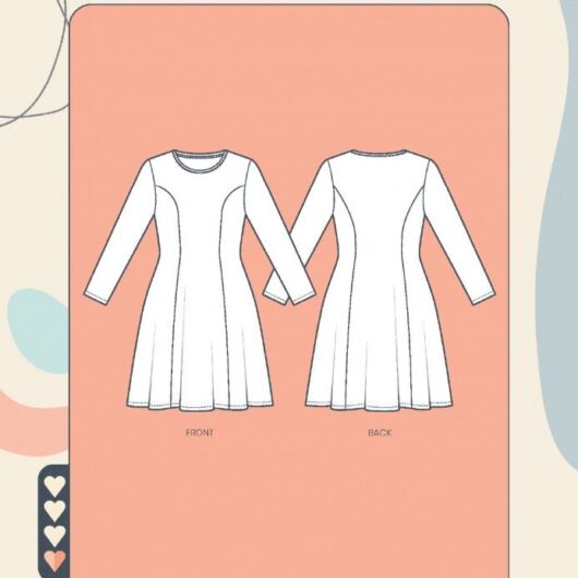 Minerva Exclusive Paper Sewing Pattern Christina Dress