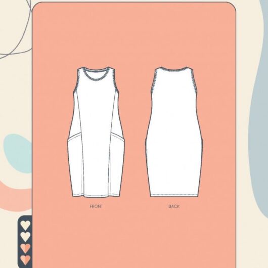 Minerva Exclusive Paper Sewing Pattern Jane Dress