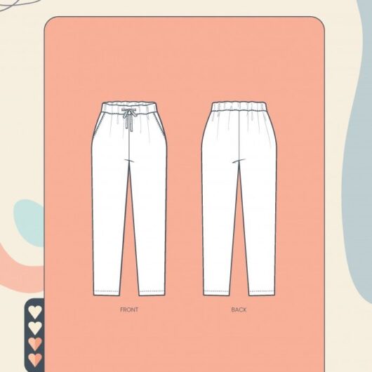 Minerva Exclusive Paper Sewing Pattern Paige Joggers