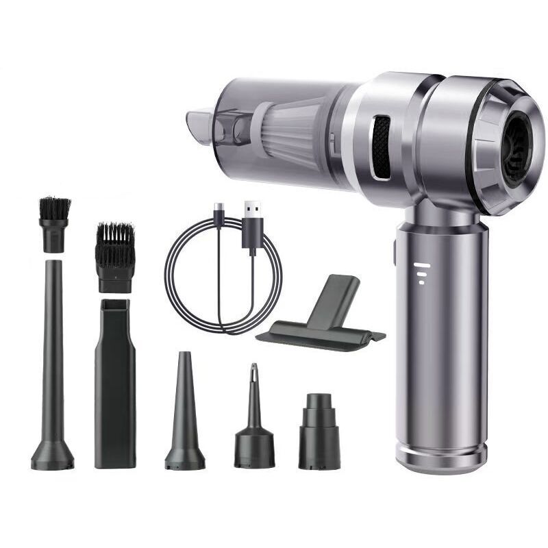 Mini cordless handheld vacuum cleaner, powerful 16,000 Pa cyclonic suction, USB rechargeable, portable vacuum cleaner for car, home, office, kitchen