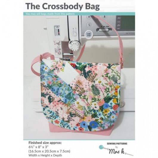 Mrs H Patterns Paper Sewing Pattern The Crossbody Bag