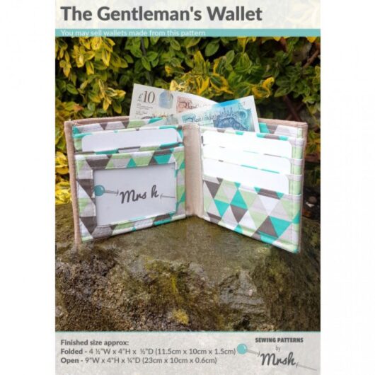 Mrs H Patterns Paper Sewing Pattern The Gentlemans Wallet