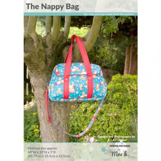 Mrs H Patterns Paper Sewing Pattern The Nappy Bag