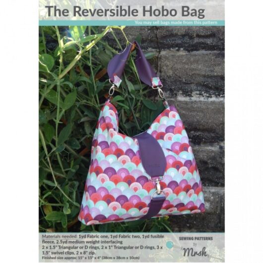Mrs H Patterns Paper Sewing Pattern The Reversible Hobo Bag