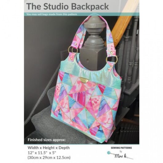 Mrs H Patterns Paper Sewing Pattern The Studio Backpack