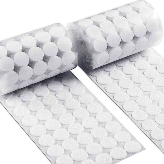 [NEVER USED] Round Velcro Stickers, 450 Pairs 15mm Circles with Self-Adhesive Hook and Loop Backing, 900 Round Velcro Stickers, Hook & Loop Adhesive