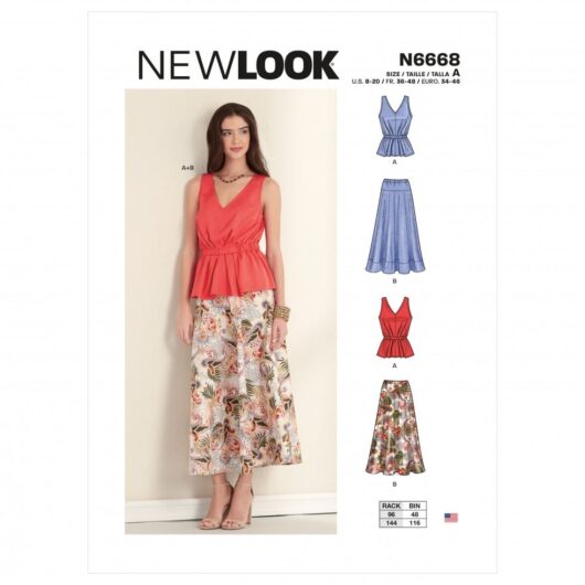 New Look Paper Sewing Pattern 6668