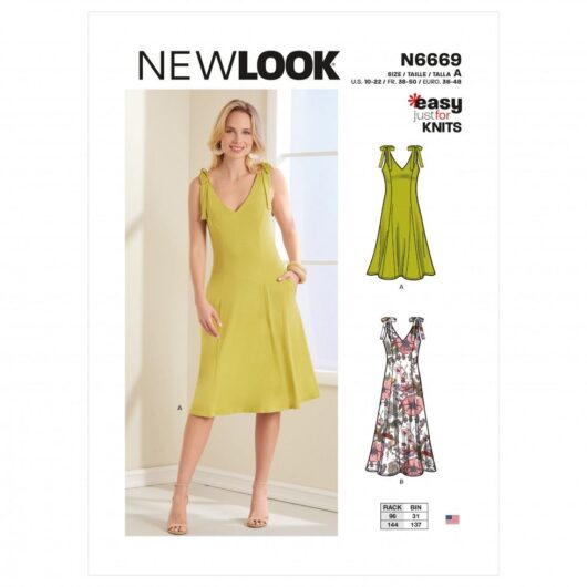 New Look Paper Sewing Pattern 6669