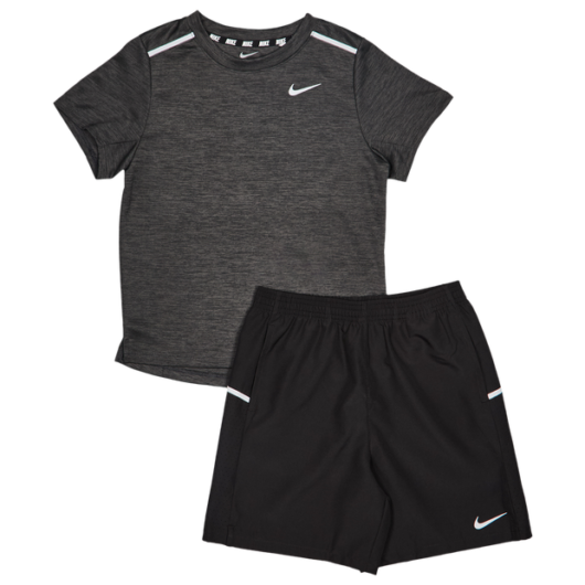 Nike Miler Unisex Tracksuits - Black - Size 2 - 3 Years - Poly Woven